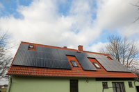 Doppelhaus Solaranlage